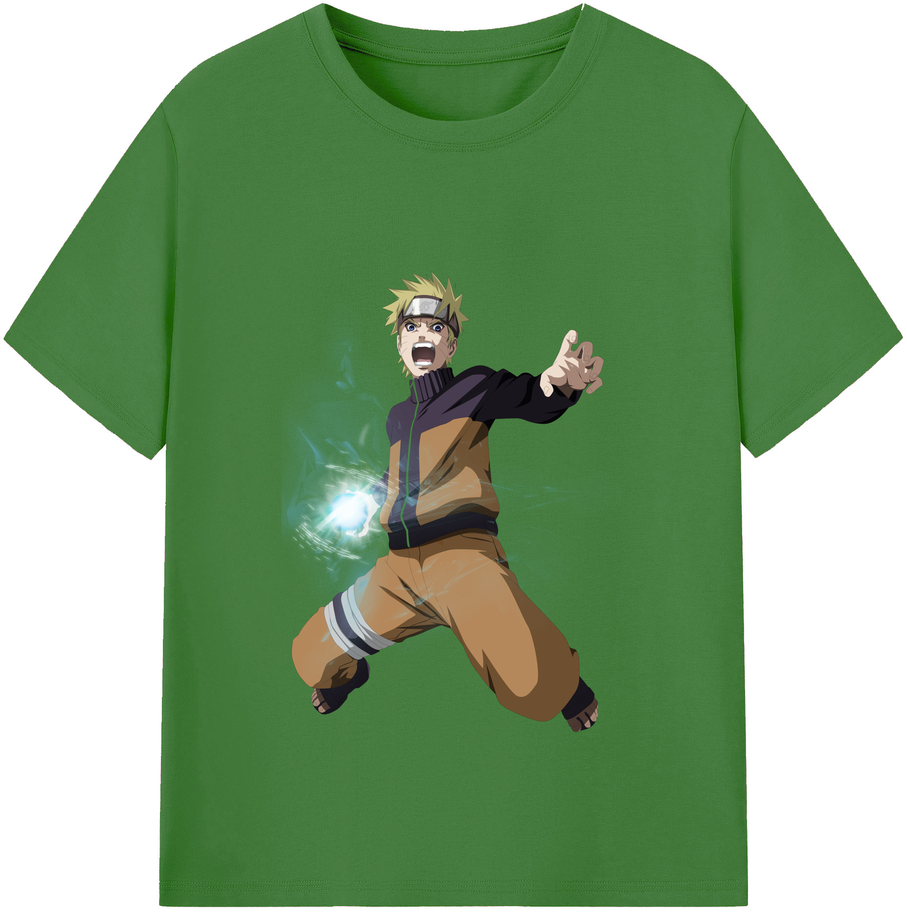 （画像用） NARUTO -ナルト- うずまき ナルト Uzumaki Naruto レディースカジュアルプリントTシャツ（綿100％）